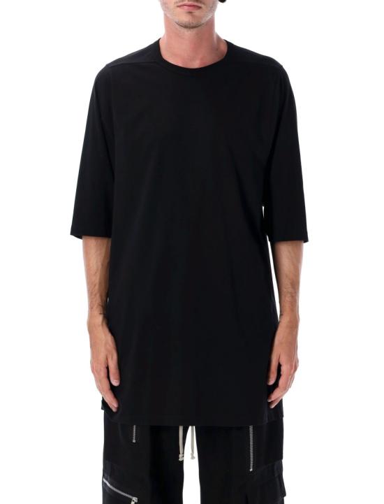 25FW 릭 오웬스 반팔 티셔츠 RU02E1274JA Black