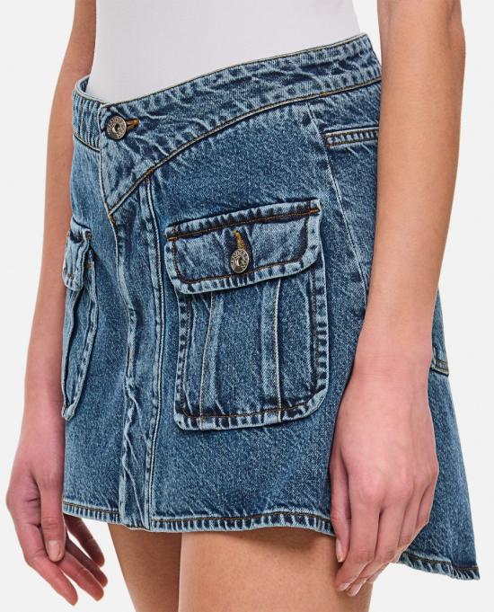 25SS JW앤더슨 데님 스커트 DK0026PG1619172 Blue - JW ANDERSON