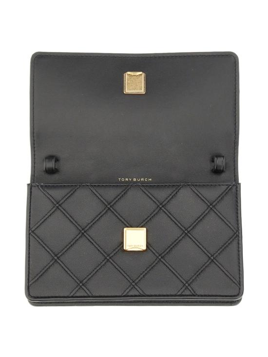 26FW 토리버치 플래밍 소프트 체인 월렛 138853 001 BLACK - TORY BURCH