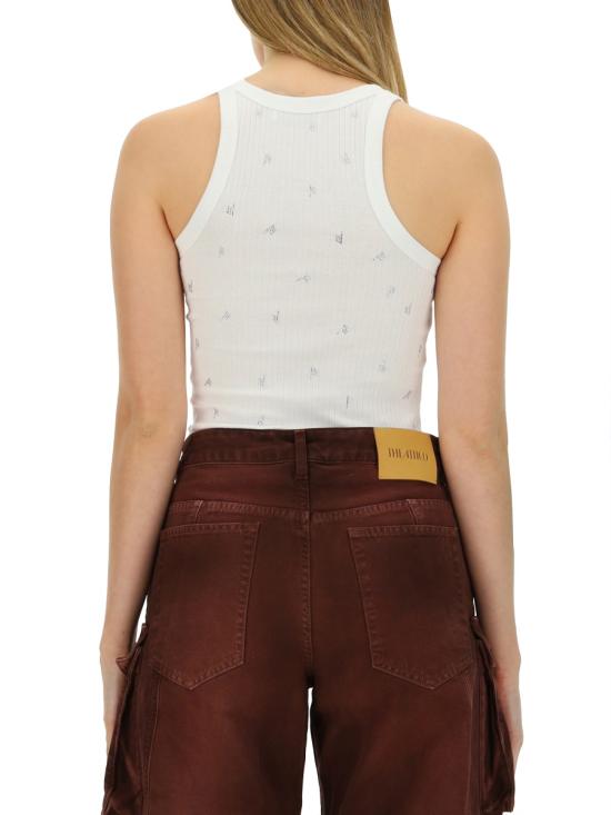 24FW 디 아티코 민소매 티셔츠 247WCT276 J051L480 WHITE - THE ATTICO