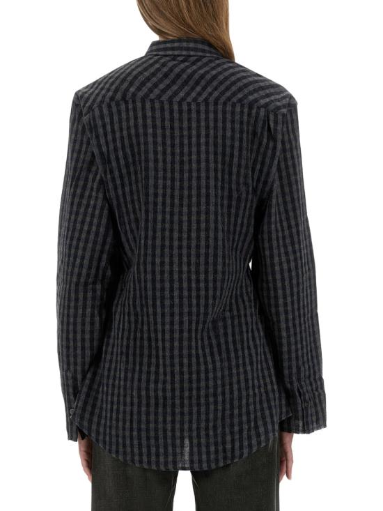 24FW 아워레가시 블라우스/셔츠 W4242DP PRINCIPALCHECKRURANWOOL GREY - OUR LEGACY