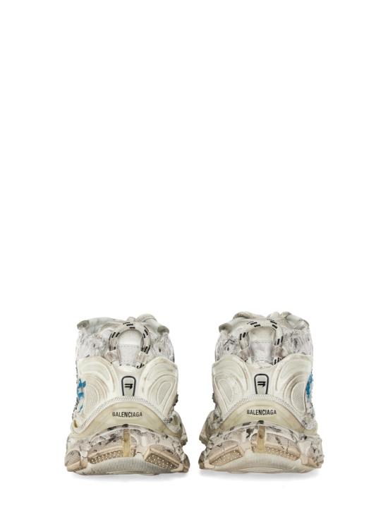  발렌시아가 러너 그래피티 스니커즈 772767 W3RBQ9040 WHITE - BALENCIAGA