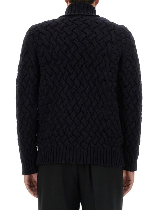  드리스 반 노튼 터틀넥 021233 9706509 BLUE - DRIES VAN NOTEN
