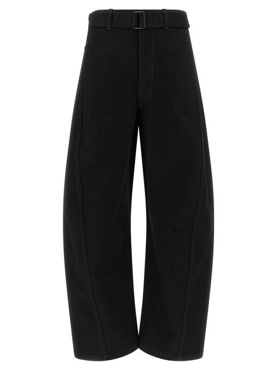 26SS 르메르 트위스트 벨티드 팬츠 PA326LD1055BK999 Black