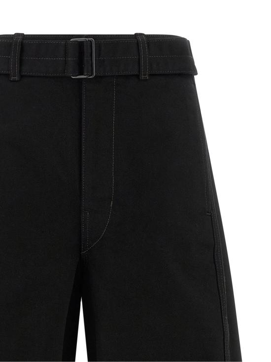 26SS 르메르 트위스트 벨티드 팬츠 PA326LD1055BK999 Black - LEMAIRE