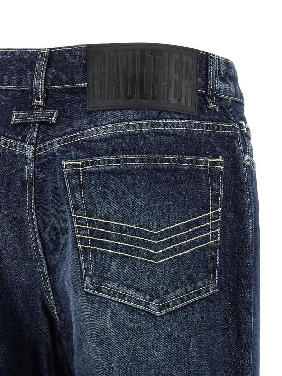 25FW 장 폴 고티에 데님 팬츠 2504UTR029D02483 Blue - JEAN PAUL GAULTIER