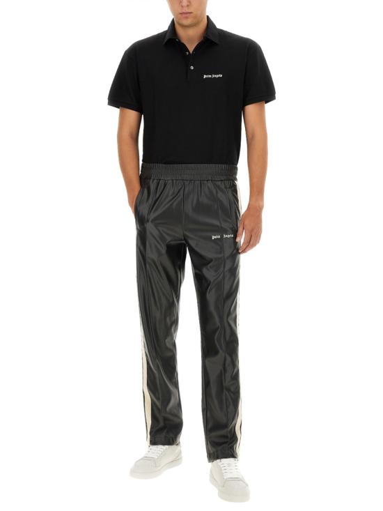 24FW 팜앤젤스 폴로 티셔츠 PMGB012 C99FAB0011003 BLACK - PALM ANGELS