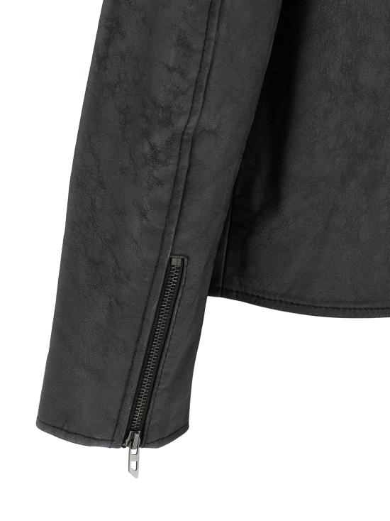 25FW 디젤 가죽 자켓 A193500AJFV93R Gray - DIESEL