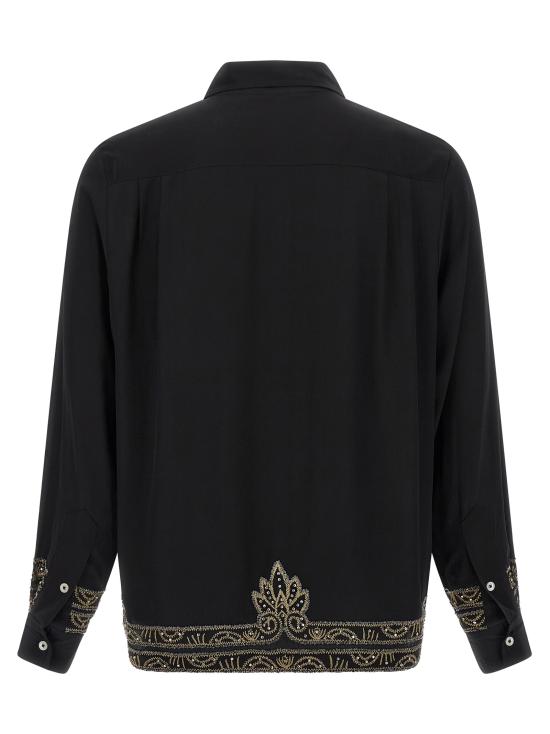 25FW 보디 긴팔 셔츠 MRF25SH024BLACK Black - BODE