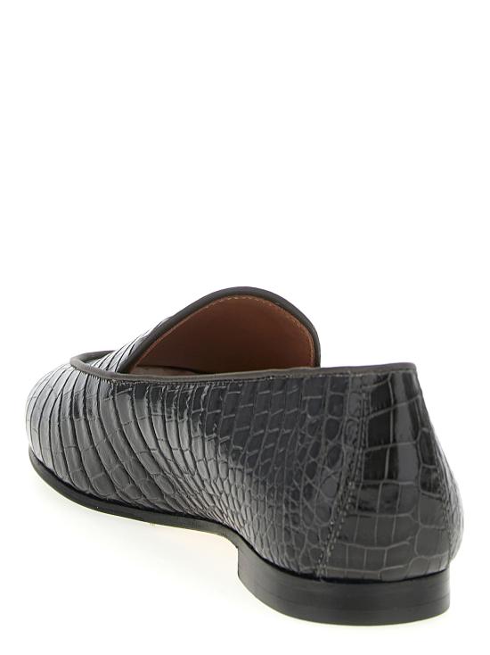 25FW 아쿠아주라 로퍼 GNNFLAM1CCNCHARCOAL Black - AQUAZZURA