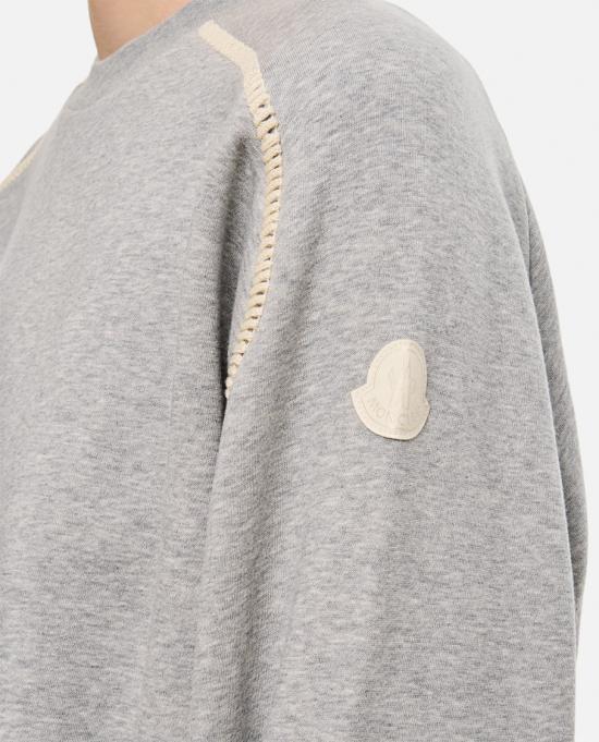 24FW 몽클레어 긴팔 티셔츠 8G00034 89AEZ986 GREY - MONCLER