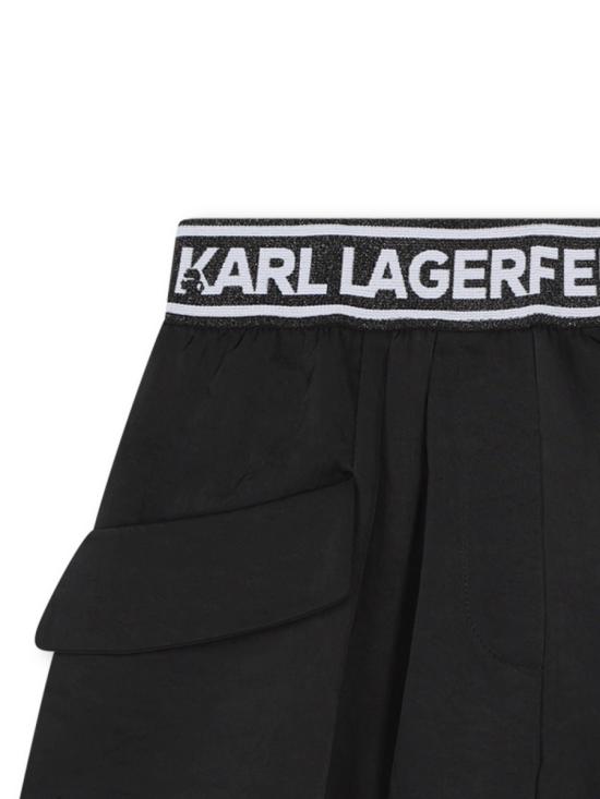 24FW [키즈] 칼라거펠트 쇼츠/버뮤다 Z30201K 09B BLACK - KARL LAGERFELD
