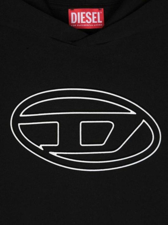 24FW [키즈] 디젤 풀오버 J02017K 0IEAXK900 BLACK - DIESEL