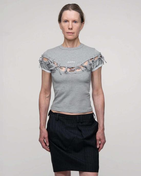  Glumkimberly 반팔 티셔츠 글럼킴벌리 리본 티셔츠 - OTHER BRANDS