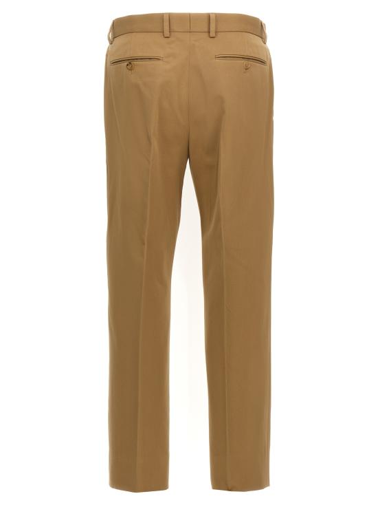 25FW 구찌 웹 디테일 코튼 개버딘 팬츠 794410 ZABPQ9727 BEIGE - GUCCI