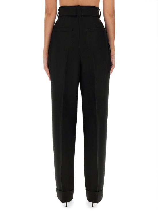 26FW 막스마라 스트레이트 팬츠 2421136014600 510002 BLACK - MAX MARA