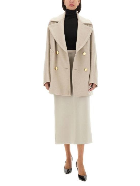 26FW 막스마라 베르타 더블 브레스티드 코트 2421086015600 652026 DOVE - MAX MARA