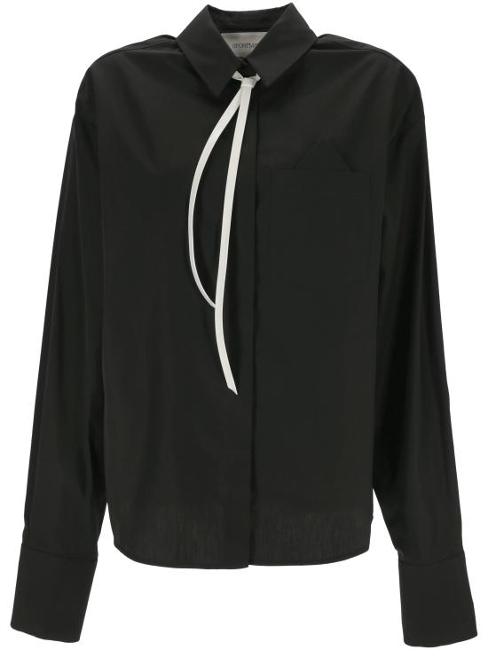 25FW 스포트막스 셔츠 2422116023600 190003 BLACK