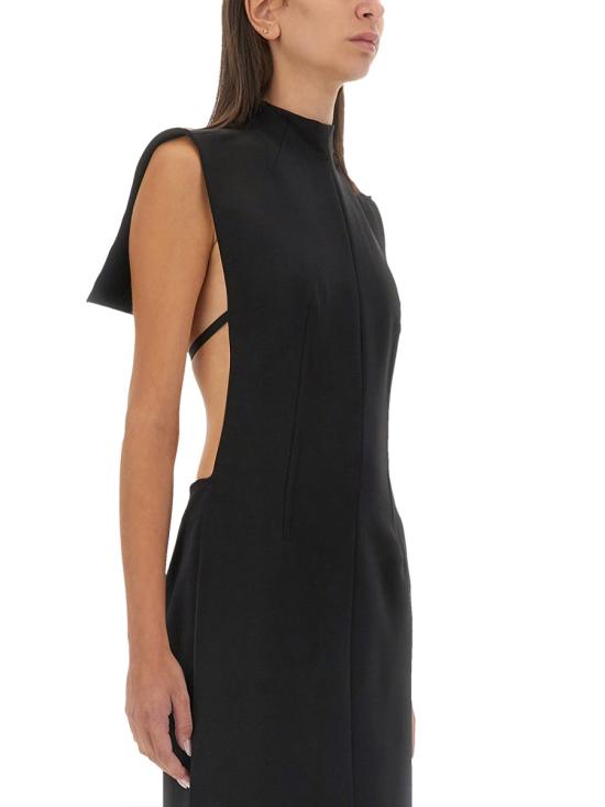 26SS 스포트막스 미디 원피스 2422226113600 528003 BLACK - SPORTMAX