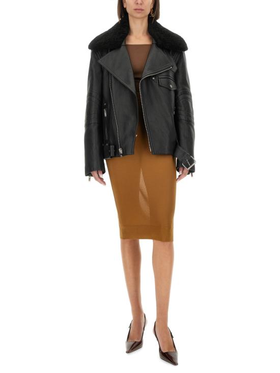 26FW 생로랑 가죽 자켓 809830 YCRR21000 BLACK - SAINT LAURENT