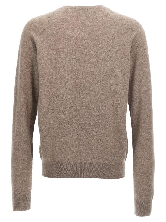 26SS 생로랑 카산드라 캐시미어 스웨터 796556 YALL22353 BEIGE - SAINT LAURENT