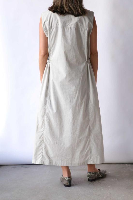  고셰르 롱 원피스 슬리브리스 코튼 드레스 브라이트 그레이 - GAUCHERE