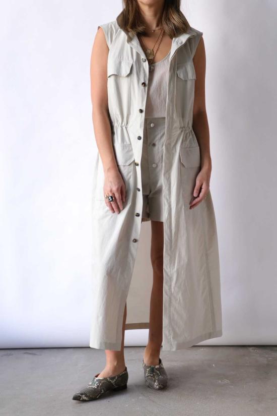  고셰르 숏팬츠 숏 팬츠 아이스드 그레이 - GAUCHERE