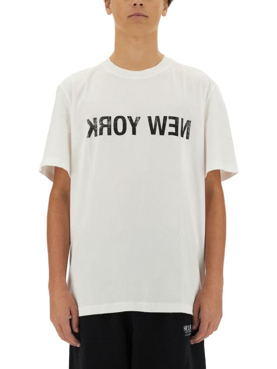  헬무트랭 반팔 티셔츠 O06HM512 100 WHITE