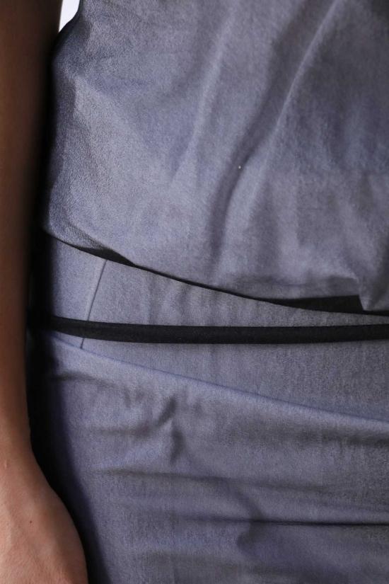  고셰르 미디 스커트 트랜스페어런트  블랙/화이트 - GAUCHERE