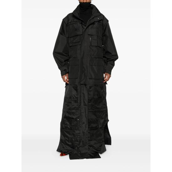 25FW 베트멍 코트 UH76OC660B BLACK - VETEMENTS