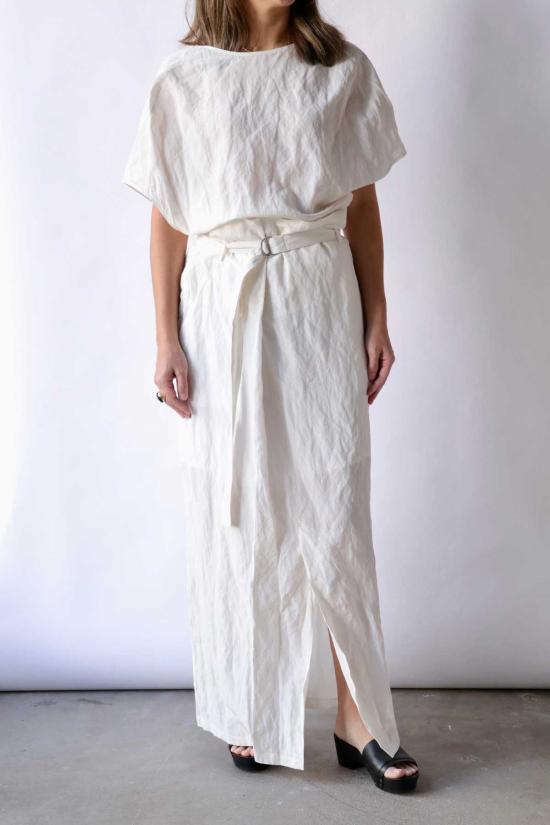  고셰르 미디 스커트 오프 화이트 - GAUCHERE