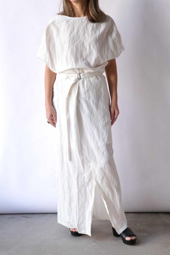  고셰르 미디 스커트 오프 화이트 - GAUCHERE