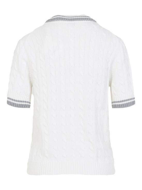 25SS 브루넬로 쿠치넬리 폴로 티셔츠 M19756505CJ068 White - BRUNELLO CUCINELLI