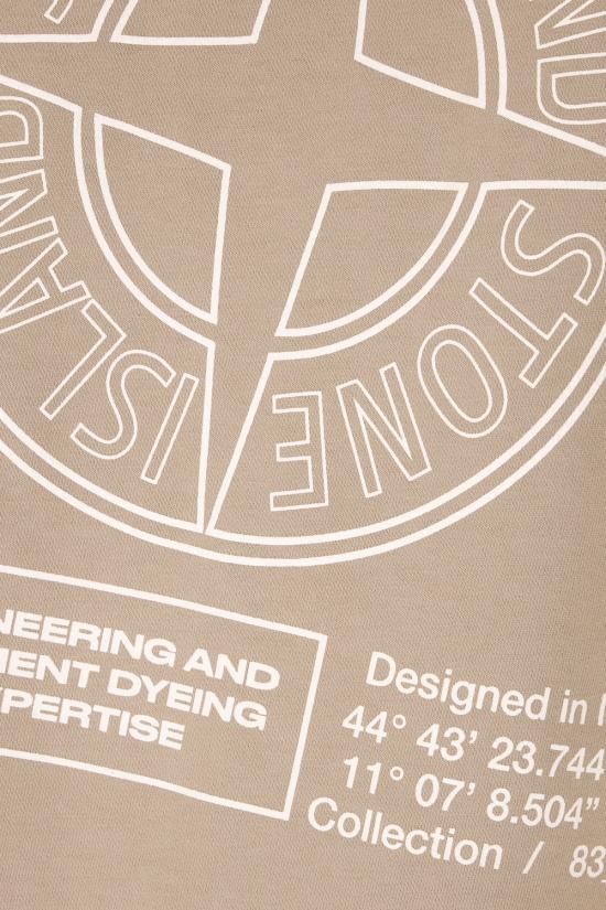 25FW 스톤 아일랜드 후드 티셔츠 S156100018S0195 V009A Desert - STONE ISLAND