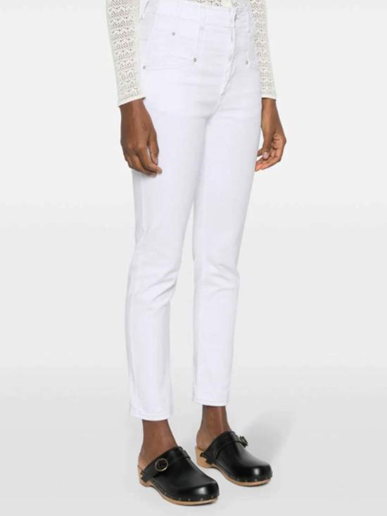 24FW 이자벨마랑 스트레이트 팬츠 24PPA0050FBB1H10I20WH White - ISABEL MARANT