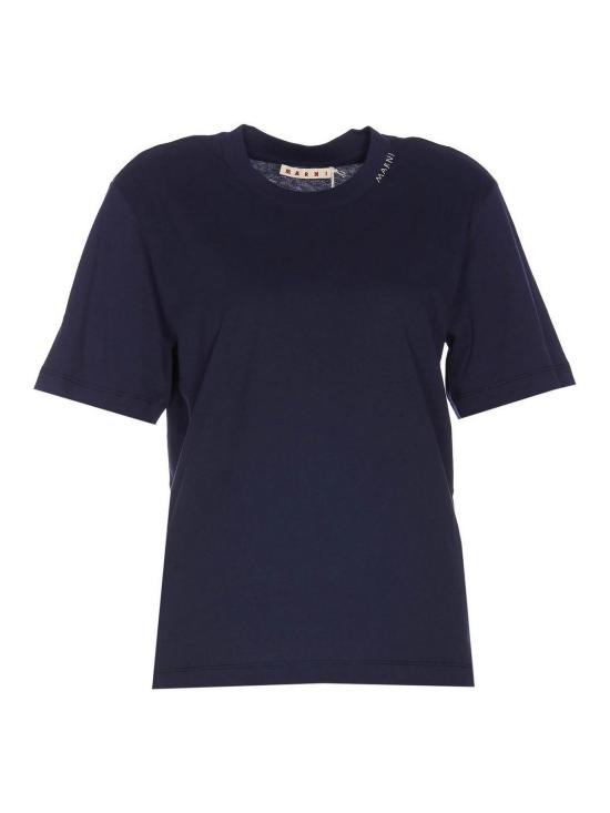  마르니 반팔 티셔츠 THJE0211X2UTCZ6800C13 White - MARNI