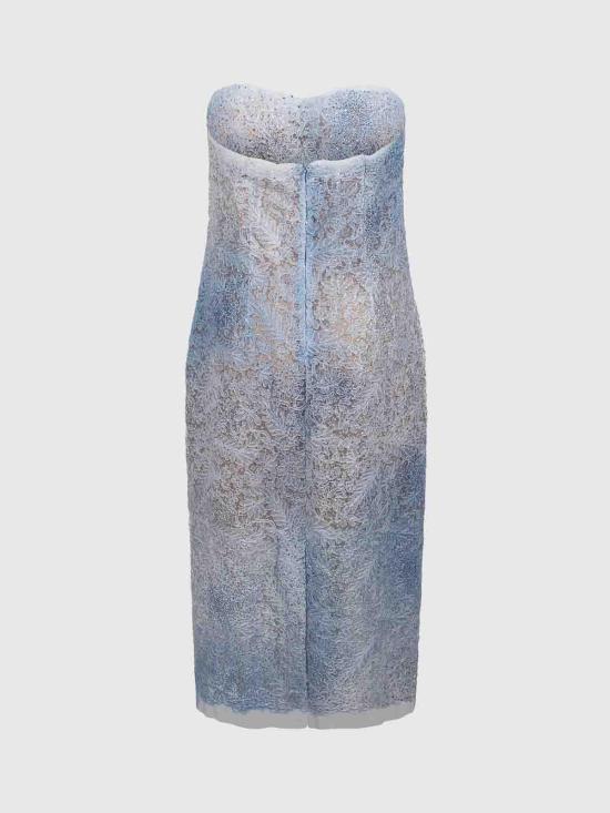 26SS 에르마노 설비노 미디 스커트 D462Q394CTEHQS4217 Blue - ERMANNO SCERVINO