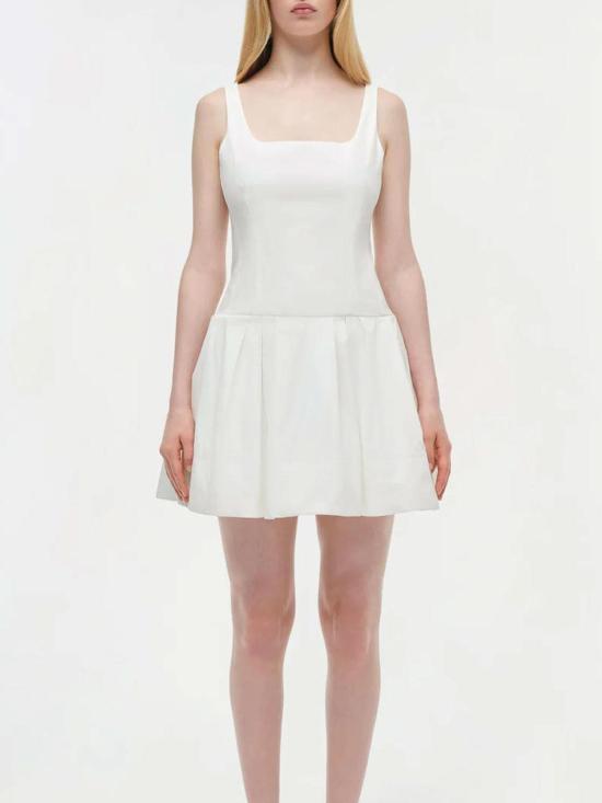 25SS 조나단 심카이 미디 스커트 2251190CWH White - JONATHAN SIMKHAI