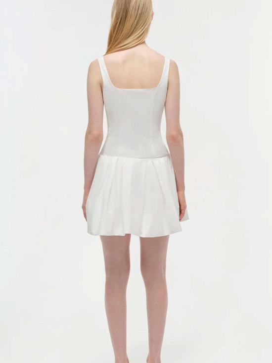 25SS 조나단 심카이 미디 스커트 2251190CWH White - JONATHAN SIMKHAI