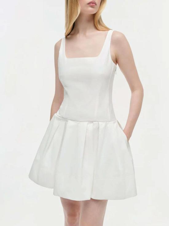 25SS 조나단 심카이 미디 스커트 2251190CWH White - JONATHAN SIMKHAI