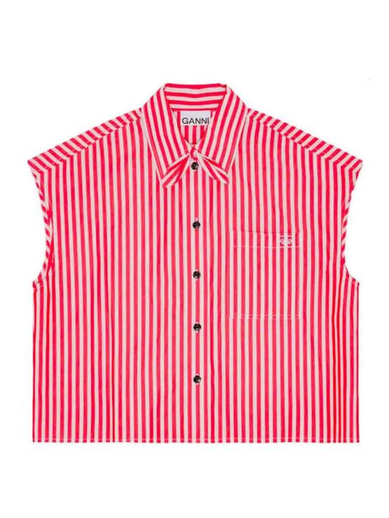 25FW 가니 셔츠 F9264396 Red