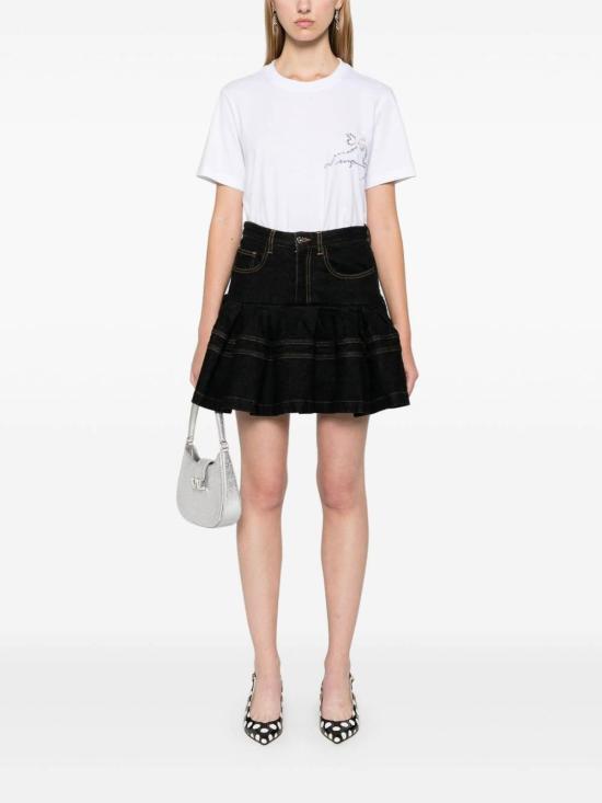 25FW 엠에스지엠 반팔 티셔츠 3742MDM10024779801 White - MSGM