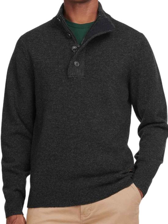 26FW 바버 집업 니트 MKN0585CH91 Black - BARBOUR