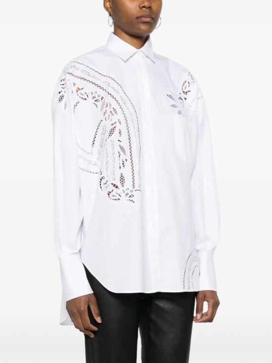  에르마노 설비노 셔츠 D442K326MSC10601 White - ERMANNO SCERVINO