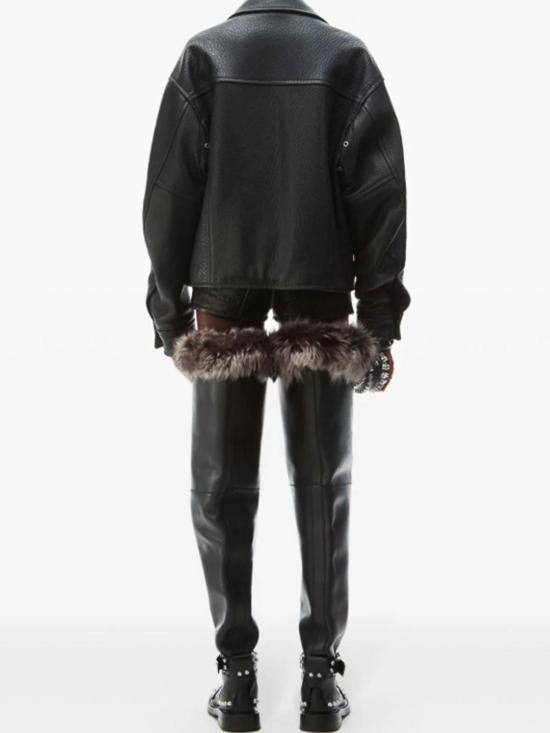  알렉산더 왕 가죽 자켓 1WC4242582001 Black - ALEXANDER WANG