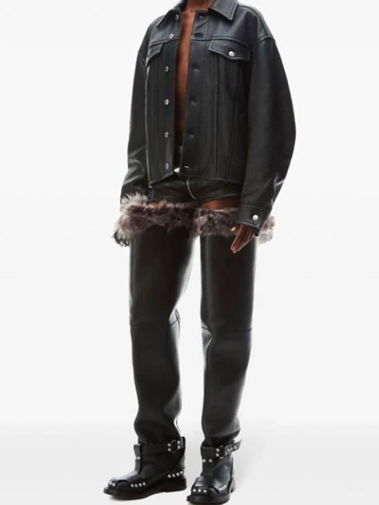  알렉산더 왕 가죽 자켓 1WC4242582001 Black - ALEXANDER WANG