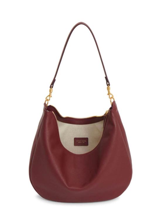  만수르 가브리엘 숄더백 WF24H002WKPMGNT Dark Red - MANSUR GAVRIEL