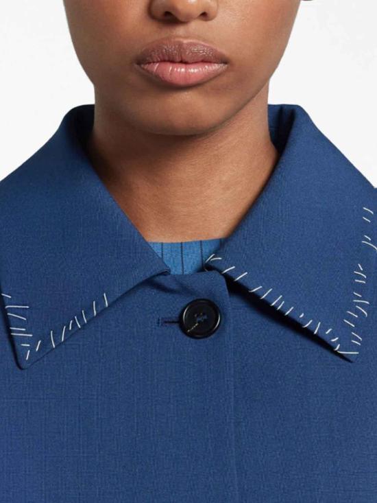 24FW 마르니 트렌치 코트 SPMA0223MSTW83900B65 Blue - MARNI