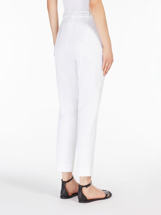 26SS 막스마라 스튜디오 스트레이트 팬츠 2516131022600000 White - MAX MARA STUDIO