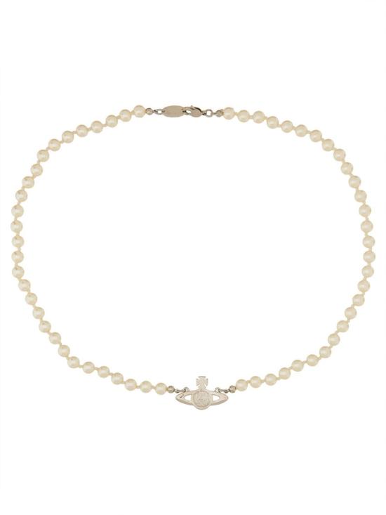 26SS 비비안웨스트우드 목걸이/팬던트 6301010002P104P104 White - VIVIENNE WESTWOOD